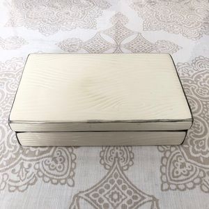 Nate Berkus China Trinket Box w/lid 8”x5”